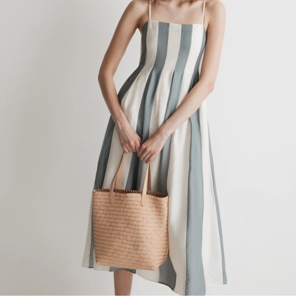 Madewell Pleated Midi Dress